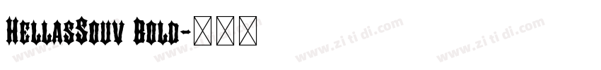 HellasSouv Bold字体转换